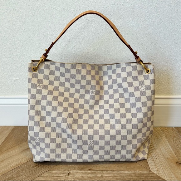 Excellent Condition!  Louis Vuitton Graceful in Damier Azur pattern. - Picture 2 of 15